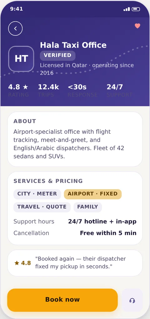 Fleet Ride office profile and service details